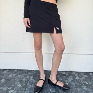 Playboy black mini skirt